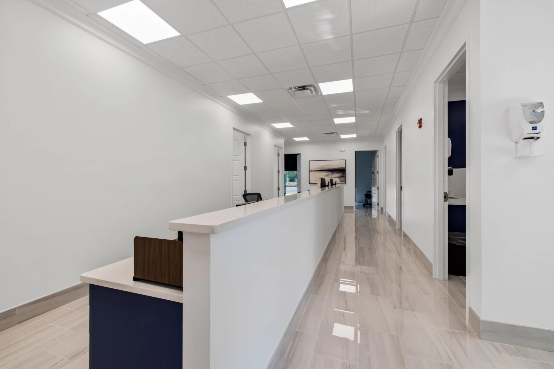 Clinic hallway