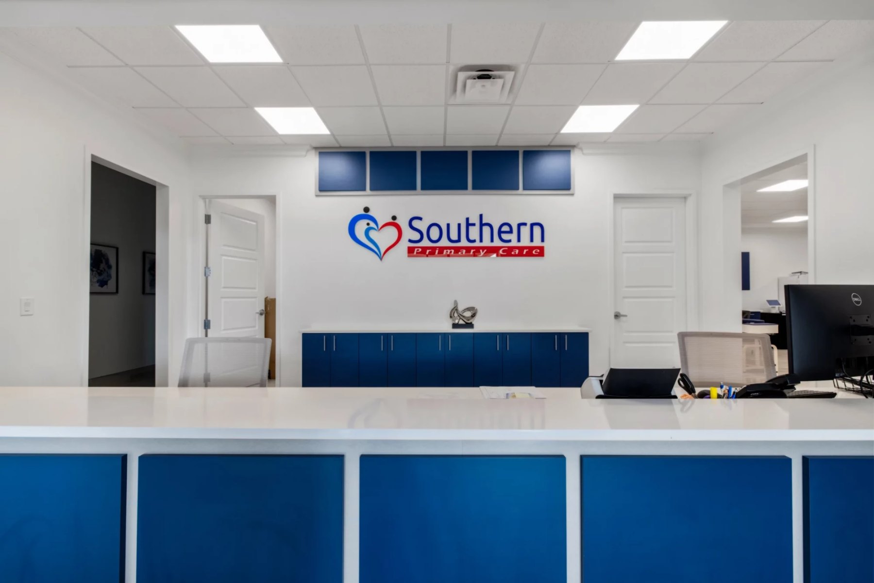Front desk at Southern Primary Care